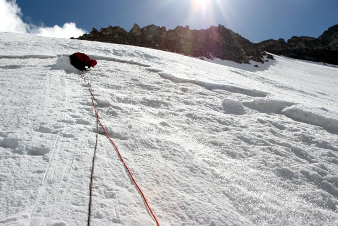 Лавины на льду (Альпинизм, восточный кызылсу, курумды, памир, маи)