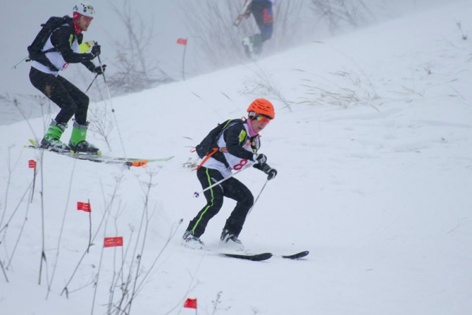 Вячеслав Курчаков и Елена Родина выиграли ски-альп-спринт в Крылатском (Ски-тур, ски-альпинизм, фаис москвы, альпиндустрия, skitrab, DRC Extreme Club, salomon, клуб 7 вершин, нпф баск, венто)