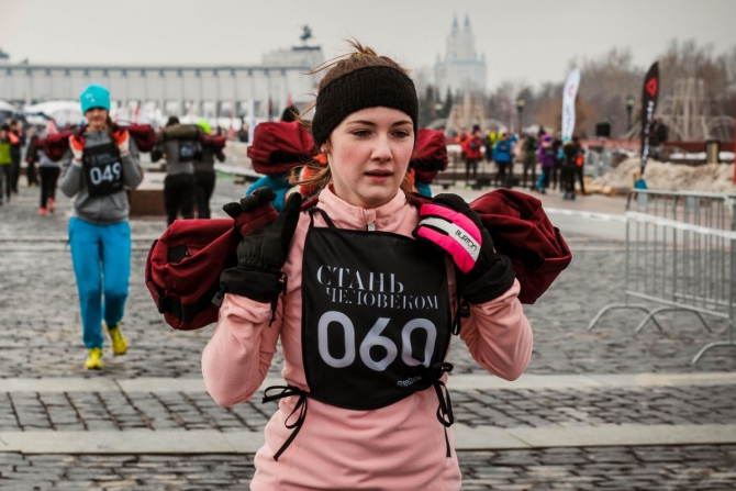 "Стань человеком": брось себе вызов! Фоторепортаж! (Мультигонки, Be More Human, будь человеком, Reebok, забег)