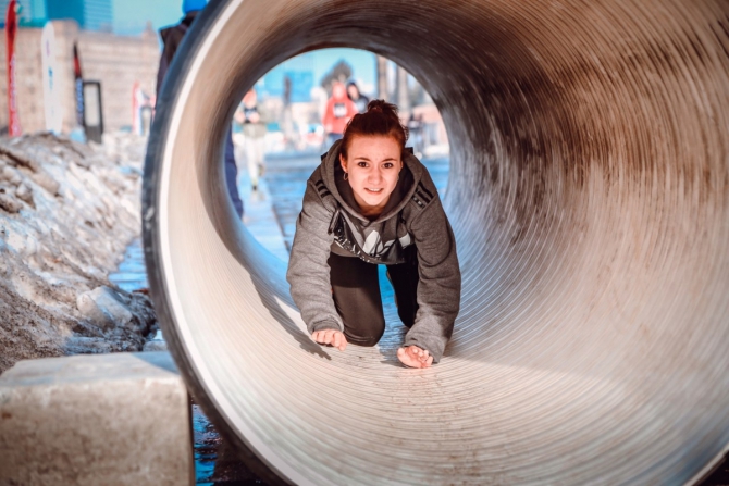 "Стань человеком": брось себе вызов! Фоторепортаж! (Мультигонки, Be More Human, будь человеком, Reebok, забег)