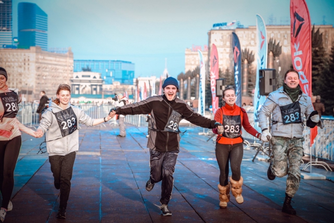 "Стань человеком": брось себе вызов! Фоторепортаж! (Мультигонки, Be More Human, будь человеком, Reebok, забег)