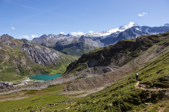 «Савойские трейлы и байк-парки». Великолепный Тинь (Вело, маунтинбайк, франция, лето в горах)