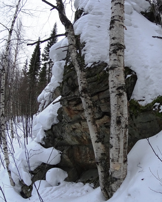 Скалы, г. Сламь, Бардымский хр. (Скалолазание)