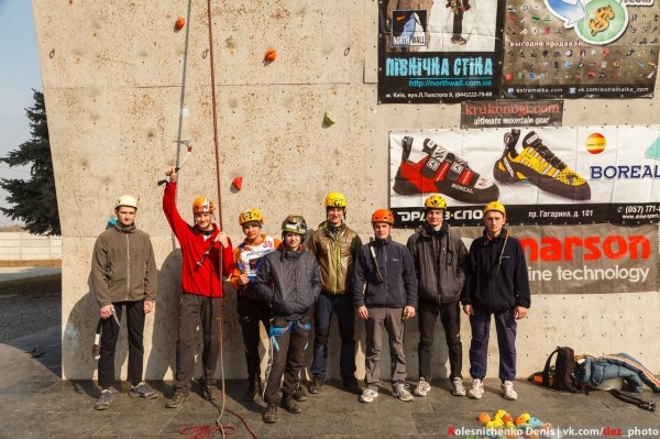 Чемпионат Украины по ледолазанию 2015. Немного фото и комментариев. (Ледолазание/drytoolling)