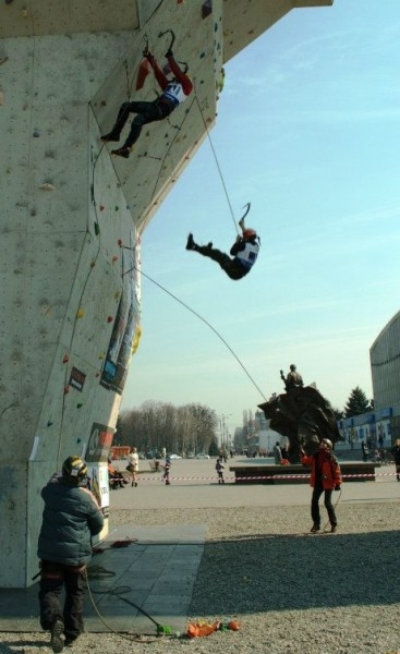 Чемпионат Украины по ледолазанию 2015. Немного фото и комментариев. (Ледолазание/drytoolling)