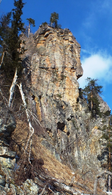 Скалы, Бакты южная часть восточного склона. (Скалолазание)