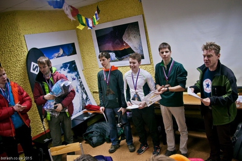 Результаты Лично-командного Чемпионата Вузов г. Москвы по ледолазанию 2015г. (Ледолазание/drytoolling)