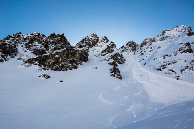 Новое имя в Приэльбрусье. Кулуар «Зубочистка» (Бэккантри/Фрирайд)