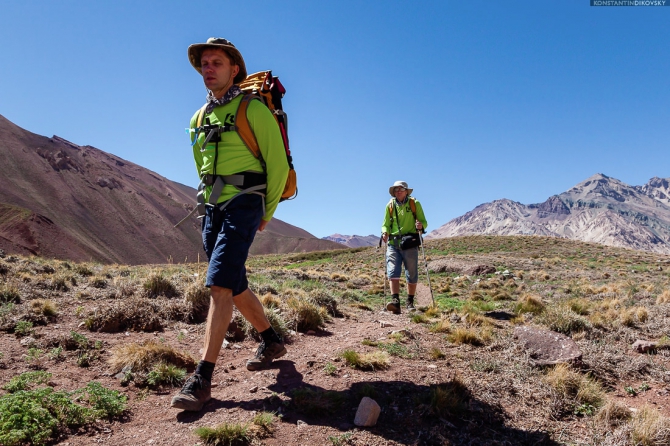 Аконкагуа с Северо-Запада. Краткий обзор (Альпинизм, аргентина)