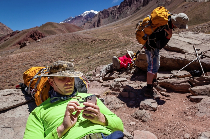 Аконкагуа с Северо-Запада. Краткий обзор (Альпинизм, аргентина)