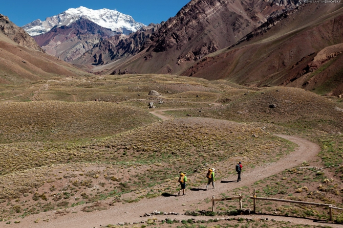 Аконкагуа с Северо-Запада. Краткий обзор (Альпинизм, аргентина)