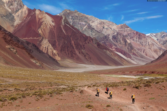 Аконкагуа с Северо-Запада. Краткий обзор (Альпинизм, аргентина)