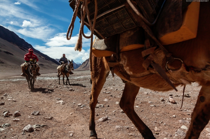 Аконкагуа с Северо-Запада. Краткий обзор (Альпинизм, аргентина)