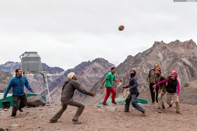 Аконкагуа с Северо-Запада. Краткий обзор (Альпинизм, аргентина)