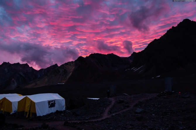 Аконкагуа с Северо-Запада. Краткий обзор (Альпинизм, аргентина)
