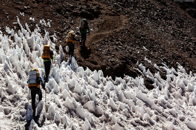 Аконкагуа с Северо-Запада. Краткий обзор (Альпинизм, аргентина)