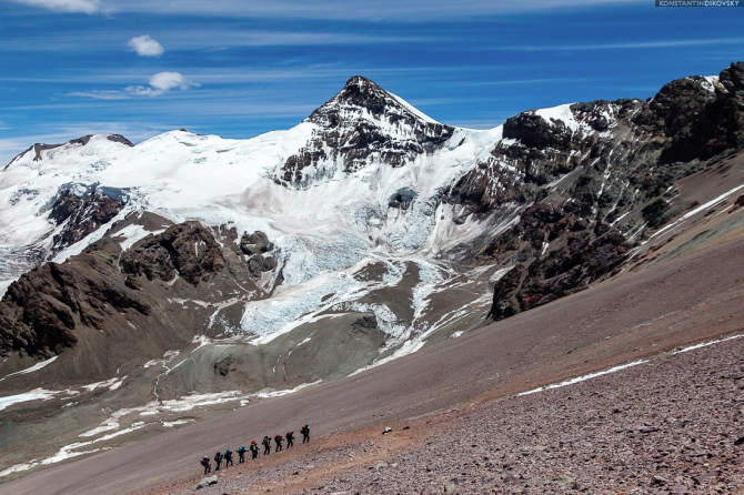 Аконкагуа с Северо-Запада. Краткий обзор (Альпинизм, аргентина)