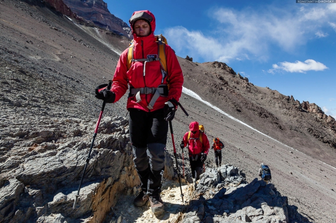 Аконкагуа с Северо-Запада. Краткий обзор (Альпинизм, аргентина)