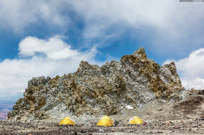 Аконкагуа с Северо-Запада. Краткий обзор (Альпинизм, аргентина)