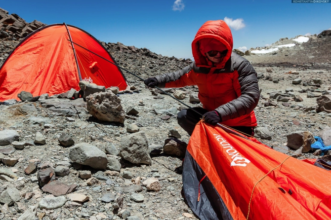 Аконкагуа с Северо-Запада. Краткий обзор (Альпинизм, аргентина)
