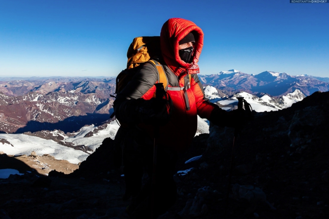 Аконкагуа с Северо-Запада. Краткий обзор (Альпинизм, аргентина)