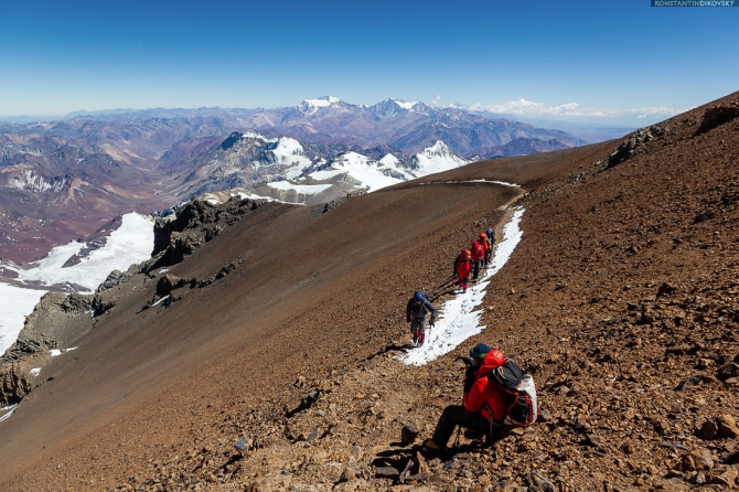Аконкагуа с Северо-Запада. Краткий обзор (Альпинизм, аргентина)