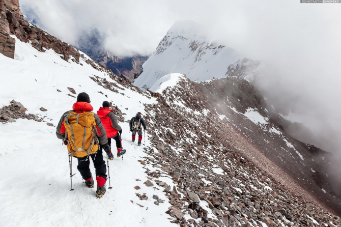 Аконкагуа с Северо-Запада. Краткий обзор (Альпинизм, аргентина)