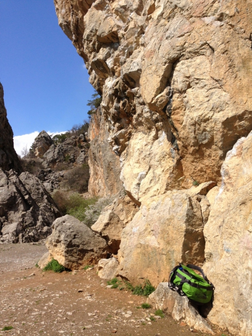 Суровая крымская весна (Скалолазание, Крым весной, красный камень, никита, скалолазание)