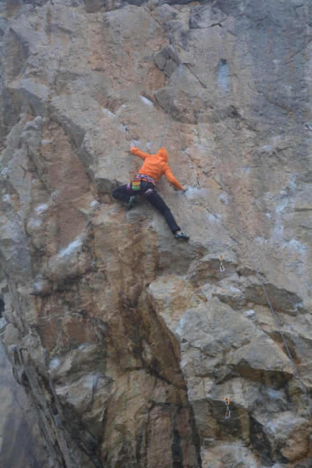 Суровая крымская весна (Скалолазание, Крым весной, красный камень, никита, скалолазание)