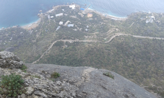 Крым, Куш-Кая, этап кубка России и описание 6-ки (Альпинизм)