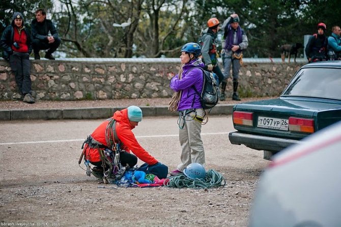 Второй этап Кубка России по альпинизму. Скальный класс. Восхождения (Кубок России по альпинизму, крым)