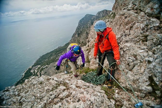 Второй этап Кубка России по альпинизму. Скальный класс. Восхождения (Кубок России по альпинизму, крым)