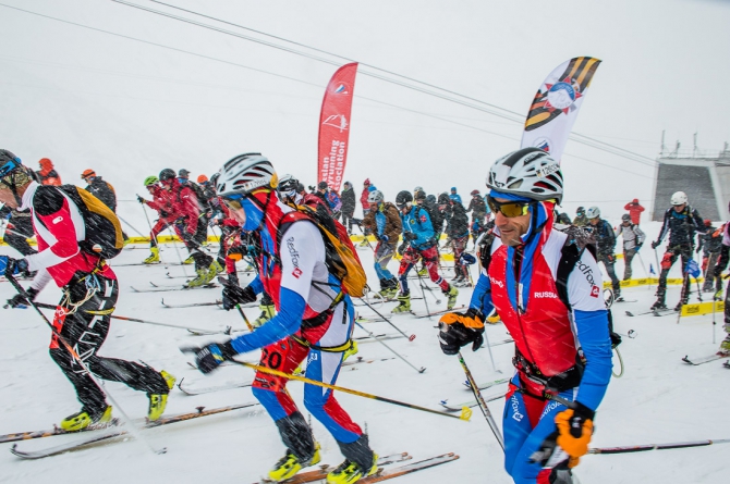 Фестиваль Red Fox Elbrus Race 2015. Командная гонка по ски-альпинизму (Ски-тур, эльбрус, ски-тур)