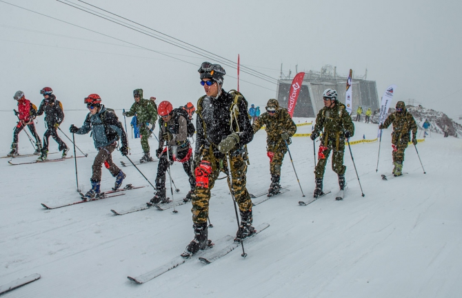 Фестиваль Red Fox Elbrus Race 2015. Командная гонка по ски-альпинизму (Ски-тур, эльбрус, ски-тур)