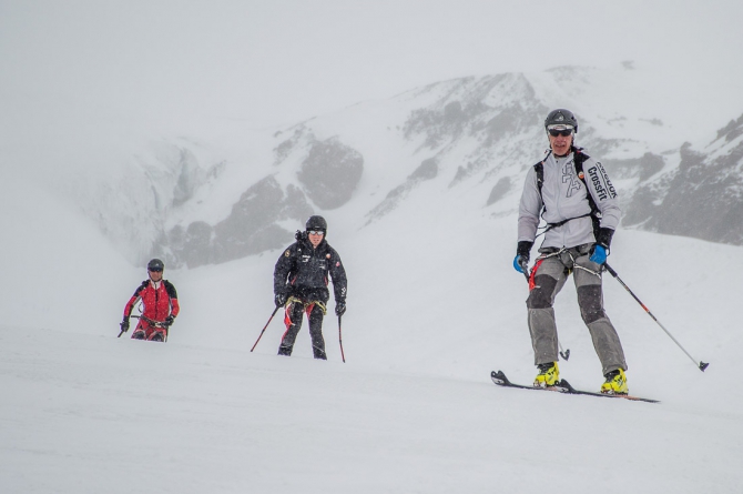 Фестиваль Red Fox Elbrus Race 2015. Командная гонка по ски-альпинизму (Ски-тур, эльбрус, ски-тур)