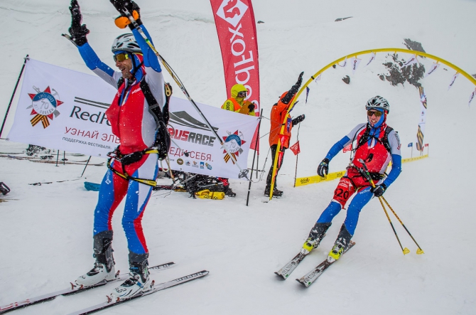 Фестиваль Red Fox Elbrus Race 2015. Командная гонка по ски-альпинизму (Ски-тур, эльбрус, ски-тур)