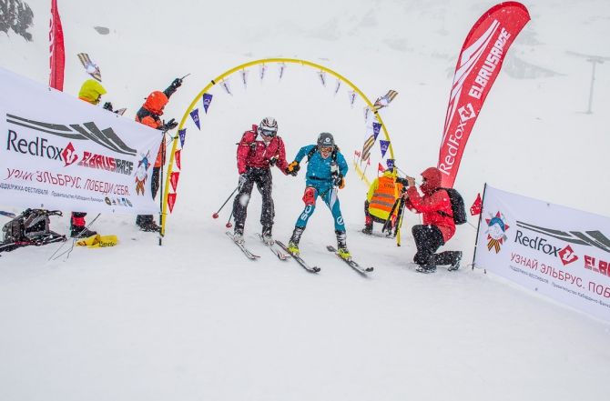 Фестиваль Red Fox Elbrus Race 2015. Командная гонка по ски-альпинизму (Ски-тур, эльбрус, ски-тур)