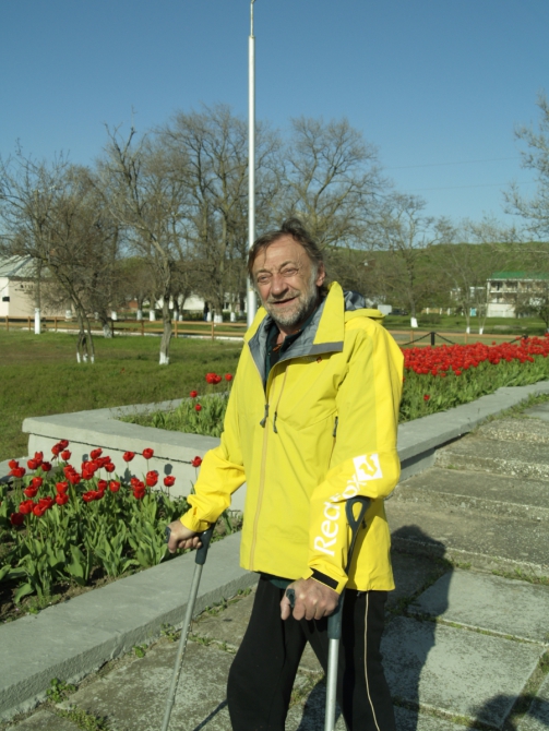 Юрий Лишаёв (Фантик), альпинист , инвалид 1 группы. 29 апреля вышел в очередное путешествие (Путешествия)