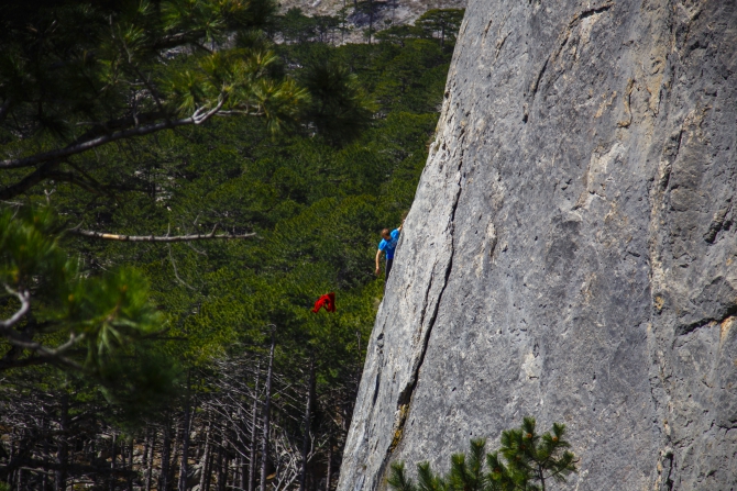 День победы над собой. (Скалолазание, крым, шаан-кая, мультипитч, соло, без страховки, фрисоло, нефедов, андрей нефедов, риск)