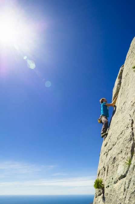 День победы над собой. (Скалолазание, крым, шаан-кая, мультипитч, соло, без страховки, фрисоло, нефедов, андрей нефедов, риск)