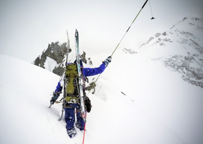 Экзамен на лыжного гида со сноубордом (Горные лыжи/Сноуборд, gore-tex, petzl, red fox, rmga, фар, школа горных гидов)