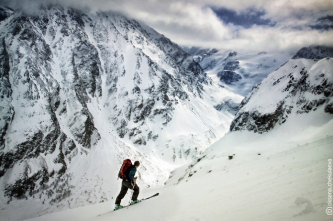 Экзамен на лыжного гида со сноубордом (Горные лыжи/Сноуборд, gore-tex, petzl, red fox, rmga, фар, школа горных гидов)