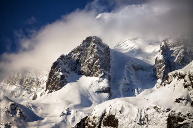 Экзамен на лыжного гида со сноубордом (Горные лыжи/Сноуборд, gore-tex, petzl, red fox, rmga, фар, школа горных гидов)
