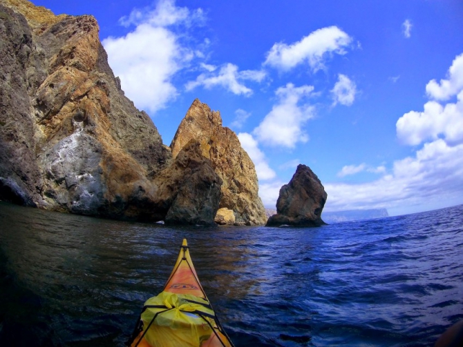 Водный поход на майские праздники в Крыму (Вода, каякинг, майские в Крыму, фиолент, Батилимаен, ласпи, водные походы)