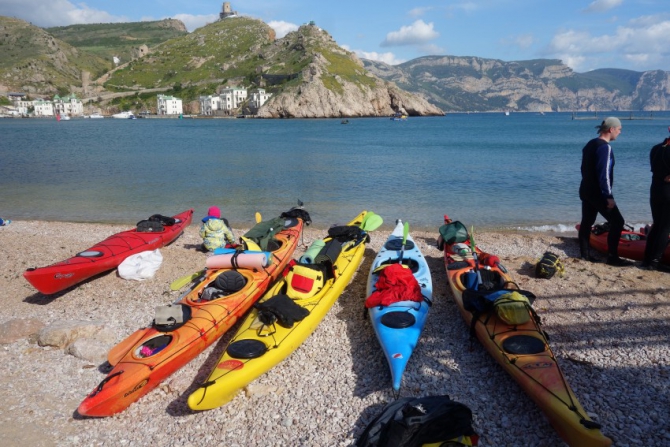 Водный поход на майские праздники в Крыму (Вода, каякинг, майские в Крыму, фиолент, Батилимаен, ласпи, водные походы)