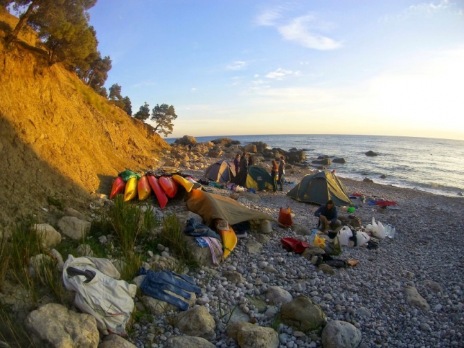 Водный поход на майские праздники в Крыму (Вода, каякинг, майские в Крыму, фиолент, Батилимаен, ласпи, водные походы)
