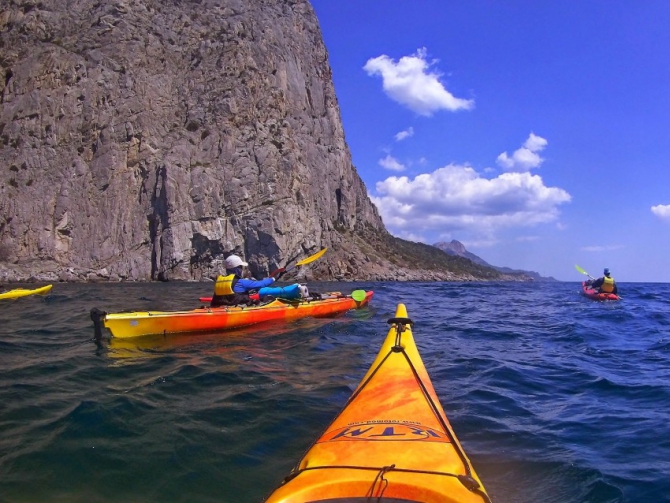 Водный поход на майские праздники в Крыму (Вода, каякинг, майские в Крыму, фиолент, Батилимаен, ласпи, водные походы)