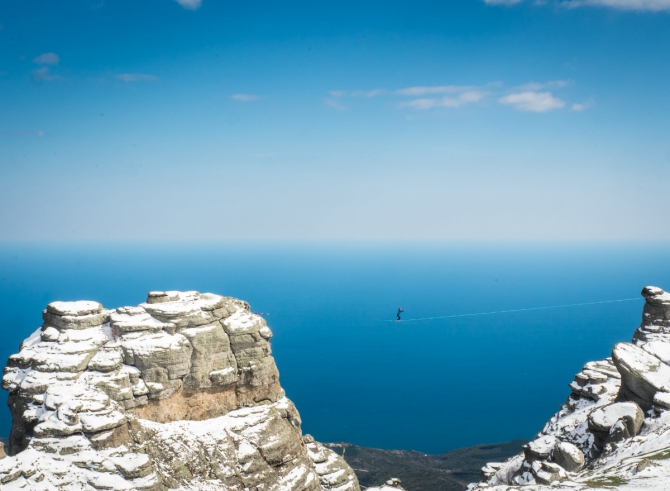 Новые хайлайны в Крыму и Краснодарском крае (Воздух, слэклайн, горы, ай-петри, индюк, демерджи, slackline)