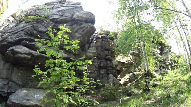 Скалы, Чертово городище, Б. Егусты. (Скалолазание)