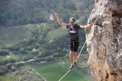 Новые хайлайны в Крыму и Краснодарском крае (Воздух, слэклайн, горы, ай-петри, индюк, демерджи, slackline)